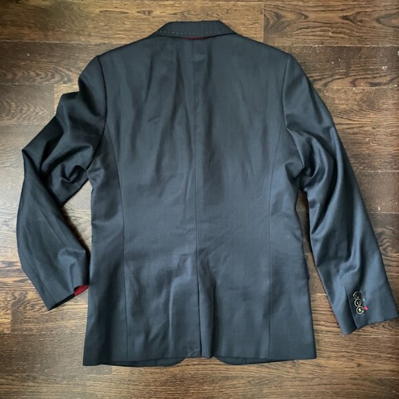 NEW Youth Baker by Ted Baker Navy wool blend Blazer/Jacket -Size 14 - Picture 4 of 14